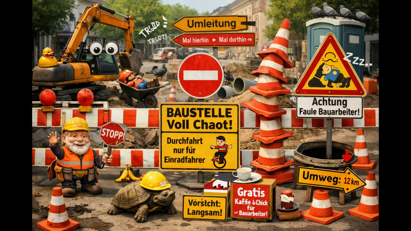 Baustellen Halle